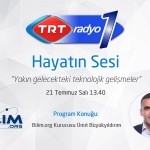 TRT Radyo-1 Hayatın Sesi programı - Ümit Büyükyıldırım