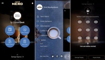 Caffe Nero’nun yenilenen mobil uygulaması