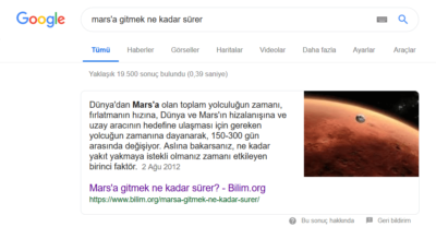 Google arama motorunun geleceği