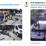 Şişli Belediyesi'nin Twitter üzerinden gelen taleplerle ilgili çalışmaları